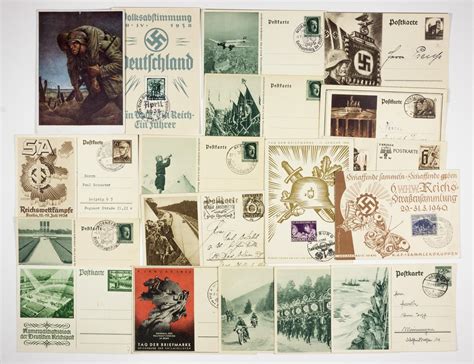 Lot Third Reich Postcards National Events And Propaganda