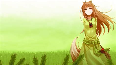Girl In Green Dress Anime Spice And Wolf Wallpapers And