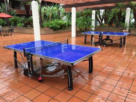 I've wanted an outdoor table forever, but i figured the logistics associated with protecting it from the weather would forever make my dream unachievable. #pingpong #outdoortabletennis #cornilleau Cornilleau 500M ...