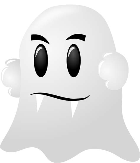 Download Ghost White Spooky Royalty Free Vector Graphic Pixabay