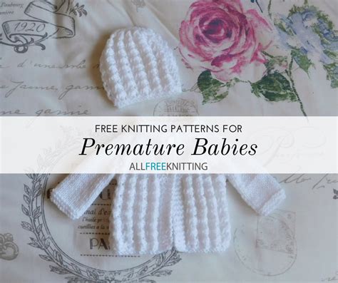 27 Free Knitting Patterns For Premature Babies 2020