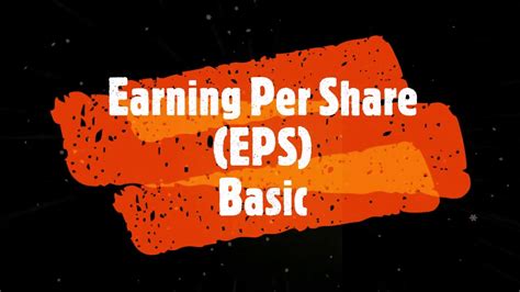If a business only has common stock in its capital. Earning Per Share (EPS) Basic (Sederhana) by Segalani ...