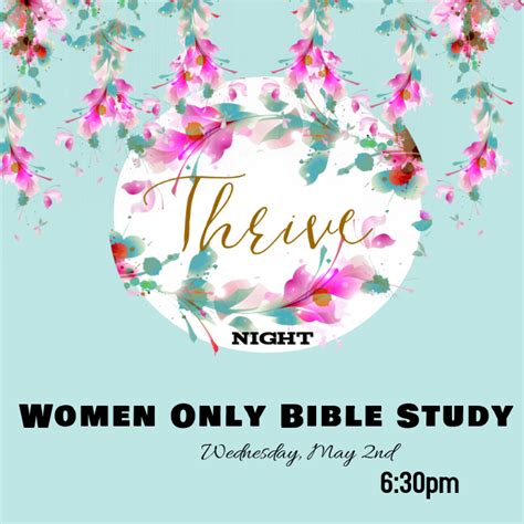 Women Bible Study Template Postermywall