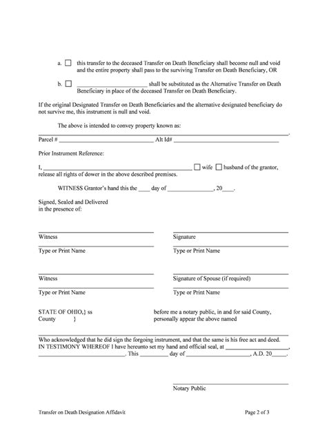 Designation Affidavit Form Fill Out And Sign Printabl