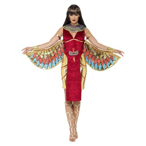 Disfraz De Diosa Egipcia Isis Con Alas Para Mujer Halloween Makeup Diy