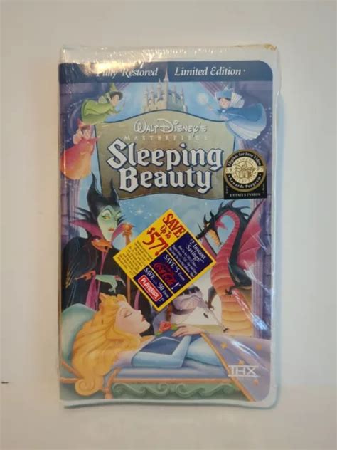 Walt Disneys Sleeping Beauty Vhs Limited Edition Brand New Sealed Fully