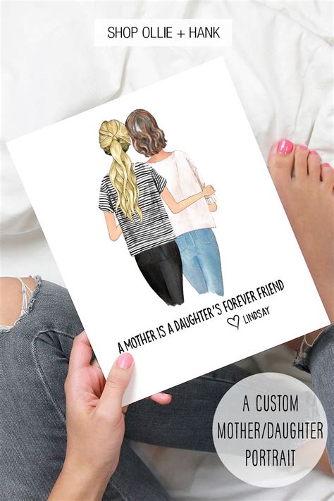 This sentimental journal is a keepsake you'll both cherish forever. Mothers Day Gift Ideas | Mother Daughter Print | The ...