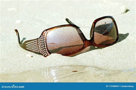 Sunglasses On The Sand Stock Photo Image Of Talasso 17248840