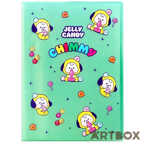Buy Line Friends Bt21 Baby Chimmy Jelly Candy Clear File With 20