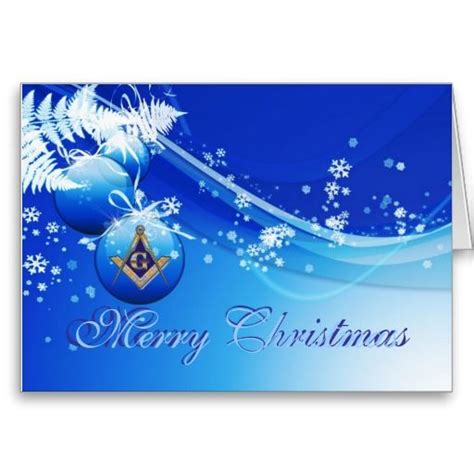Personalize Masonic Christmas Greetings Holiday Card Zazzle