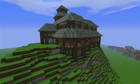 Mansion On A Hill Minecraft Map