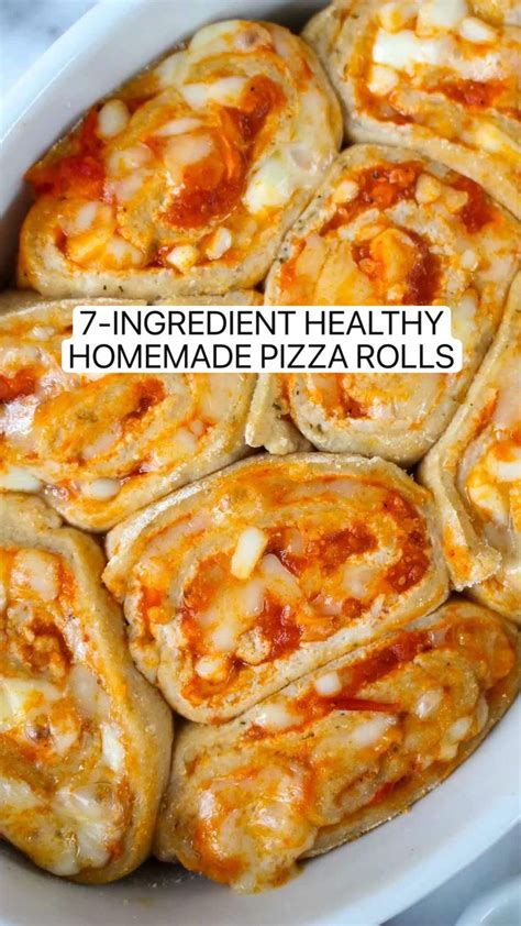 7 ingredient healthy homemade pizza rolls healthy homemade pizza homemade pizza rolls baked