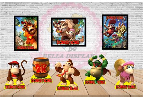 Kit Festa Donkey Kong Quadro Elo7 Produtos Especiais