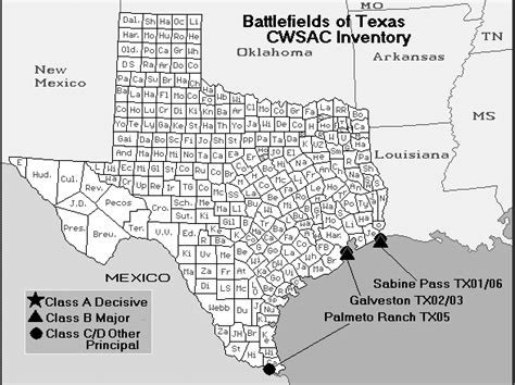 Texas Civil War Battlefield Map Access Genealogy