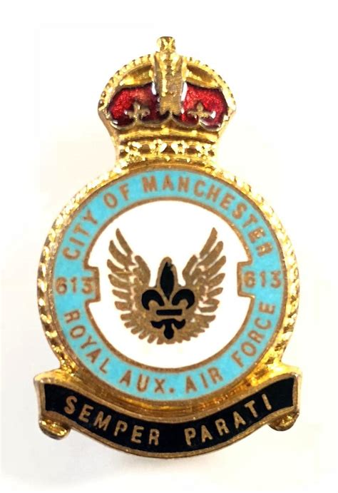 Sally Bosleys Badge Shop RAF No City Of Manchester Squadron Royal