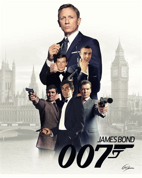 Every Actor Who Has Played James Bond After Sean Connery To The Current