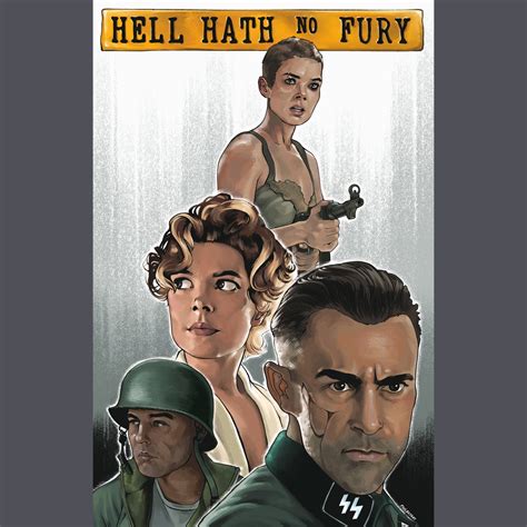 Hell Hath No Fury 2021 Variant 3 Of 3 Movie Poster Fan Art Etsy Uk
