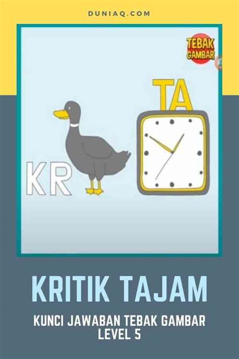 Kunci Jawaban Tebak Gambar Level 5 (LENGKAP) - Ragam Informasi