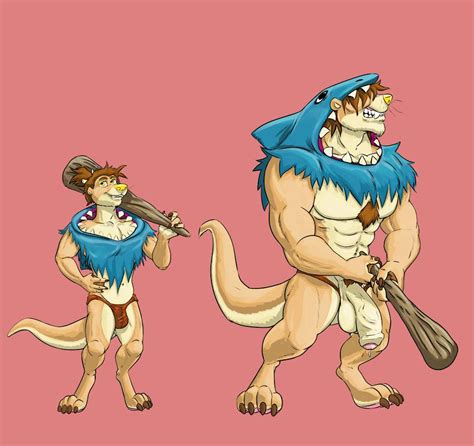 Rule 34 Anthro Balls Barefoot Big Penis Body Hair Chest Hair Clothing Club Weapon Growth