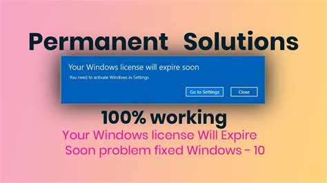 Your Windows License Will Expire Soon Problem Fix Windows Easily Fix Windows License