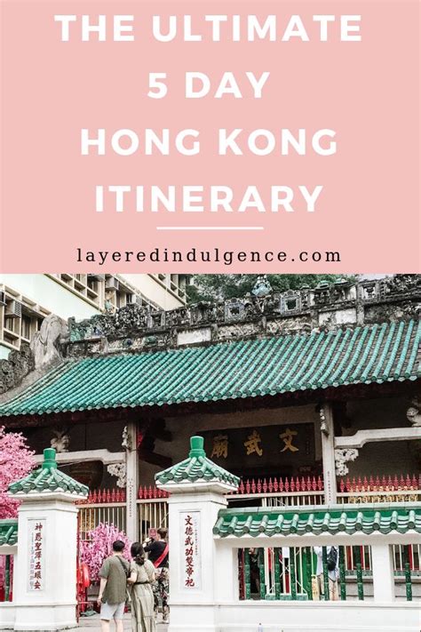 The Ultimate Hong Kong Itinerary How To Spend 5 Days In Hong Kong