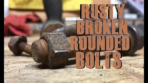 May 18, 2010 · the process of a diy rusted bolt removal is simple, but will take some time. 5 Tools to get you out of trouble with Rusty, Broken, Frozen, Rounded Bolts - YouTube