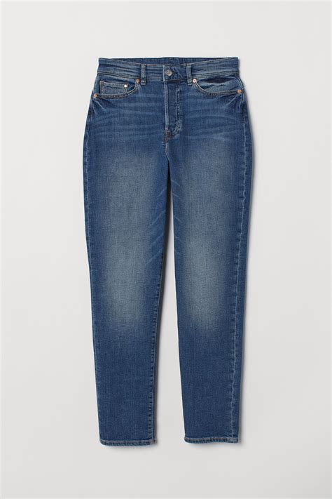 H&m's business concept is to offer fashion and quality at the best price. H&M Mom Jeans in Blue - Lyst
