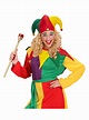 Kit disfraz de bufón multicolor para adulto. Entrega 24h | Funidelia