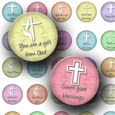 Instant Download Digital Collage Sheet White Crosses Religious Etsy