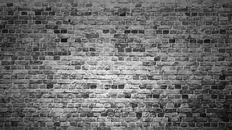 Desktop Wallpaper Brick Wall Black And White Hd Image