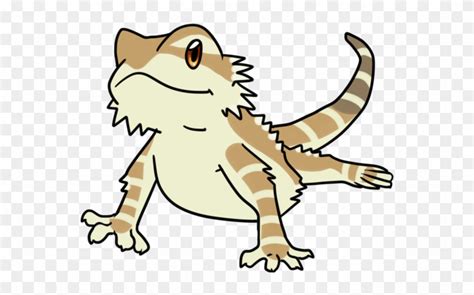 Bearded Dragon Clipart Bearded Dragon Drawing Free Transparent Png
