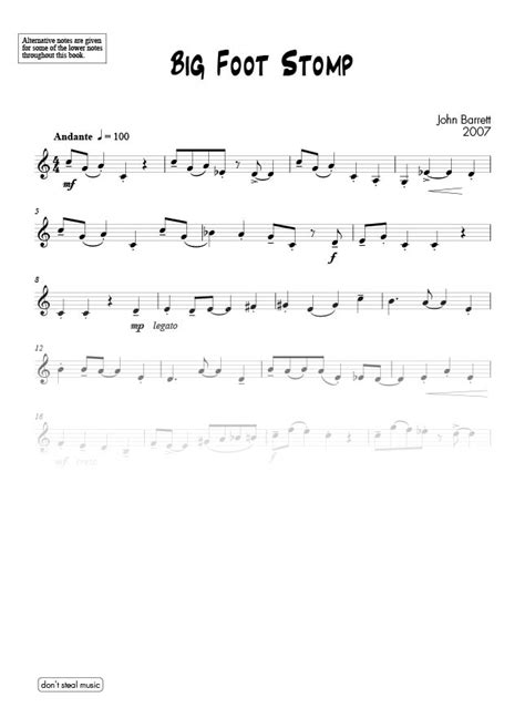 My First Jazz Collection 10 Pieces By John Barrett For Solo Clarinet