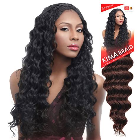 multi pack harlem125 synthetic crochet hair kima braid ocean wave 20 ebay