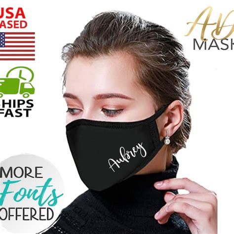 Custom Face Mask Etsy