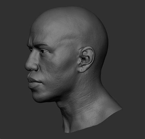 Artstation Realistic Male Head African Resources African