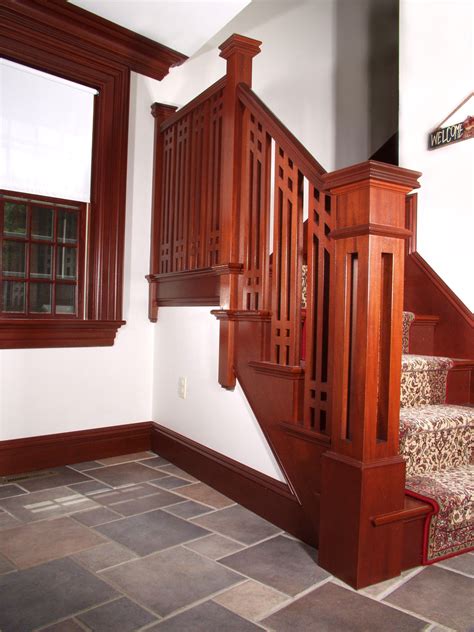 Fantastic Oak Stair Railing Ideas For 2019 Craftsman Staircase