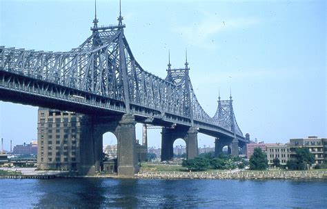 Queensboro Bridge 1955 With Trolley Henry Petermann Flickr