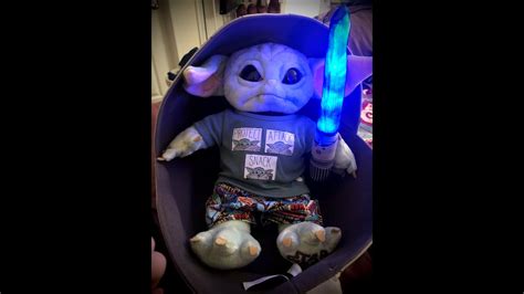 How To Remove Baby Yoda Build A Bear Robe Bab Clothing And Lightsaber