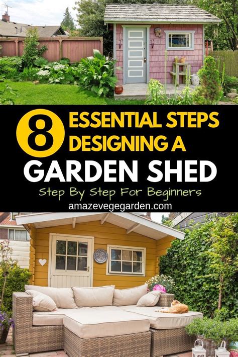 Plastic sheds won't rot, they require almost no maintenance, and they tend to be lightweight, making them. 8 Essential Steps in Designing A Garden Shed | Low ...