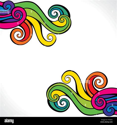 Colorful Swirl Design Background Stock Vector Image And Art Alamy