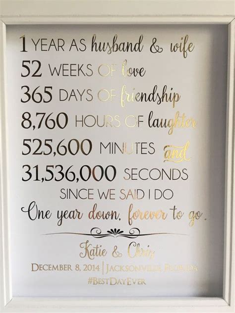 Check spelling or type a new query. awesome Gold Foil Print, First 1st Anniversary Gift, For ...