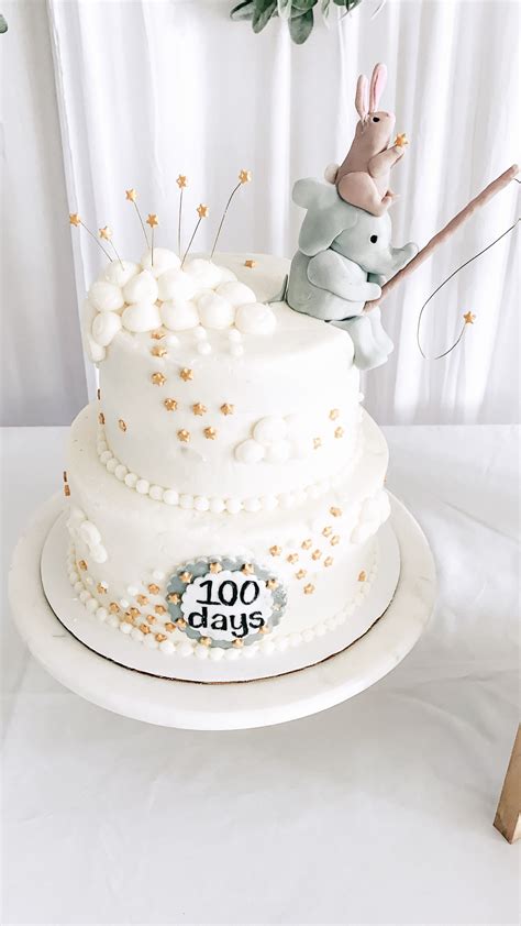100 Day Celebration Cake | 100 day celebration, Celebration cakes, Cake 
