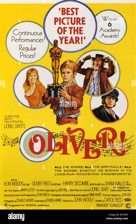 1960s Uk Oliver Film Poster Stock Photo Alamy