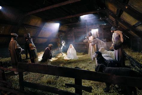 Nativity Scene Birth Of Jesus Flip 2019 Creative Commons Bilder