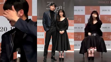 video nam joo hyuk and han ji min burst into tears during a press conference