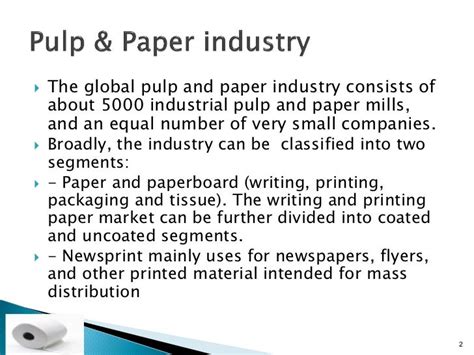 Indias Pulp Paper Industry