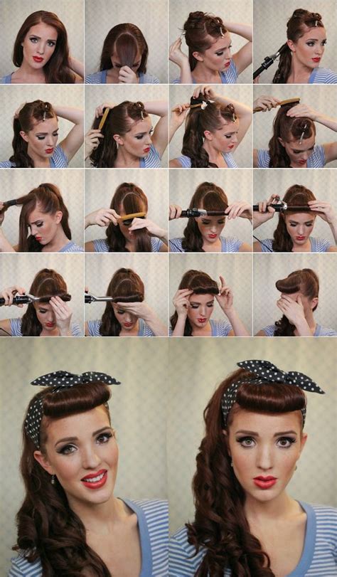 Retro Hairstyles Tutorial Retro Hairstyles Rockabilly Hair