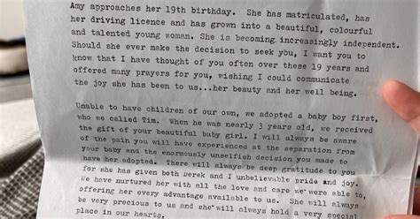 Woman Reveals Heartwarming Letter Exchange Between Adoptive Mom And Biological Mother Vo