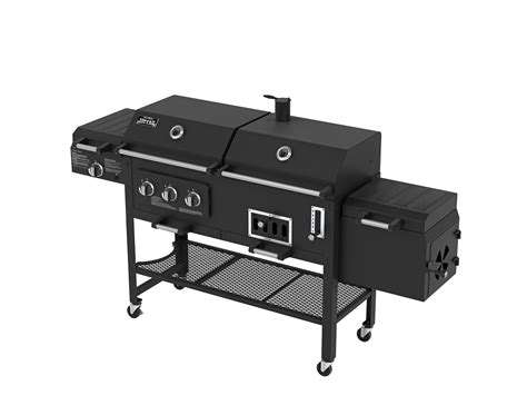 Gas Line T Smoke Hollow 8500 Lp Gas Charcoal Grill With Firebox