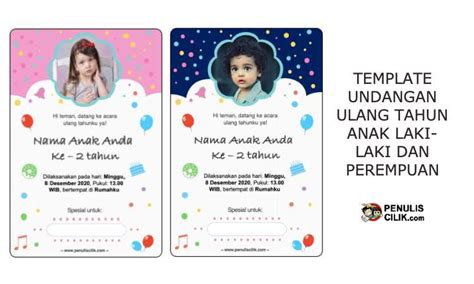 Contoh Kartu Undangan Ulang Tahun Bahasa Indonesia Berbagai Contoh
